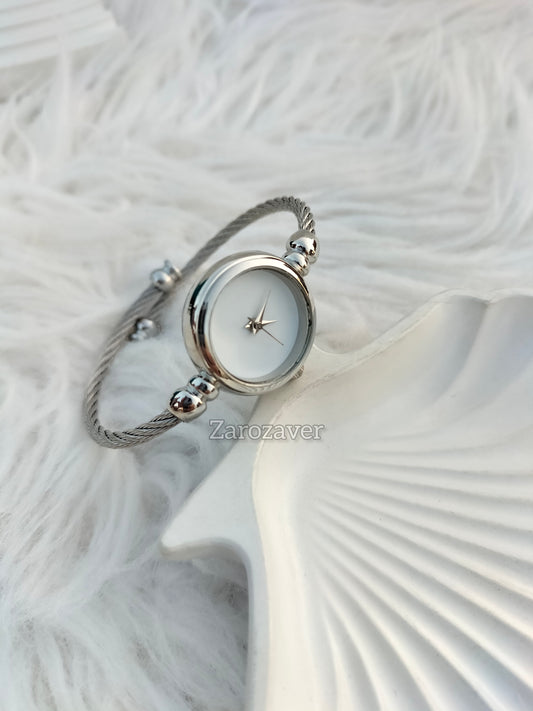 Silver Bracelet Watch