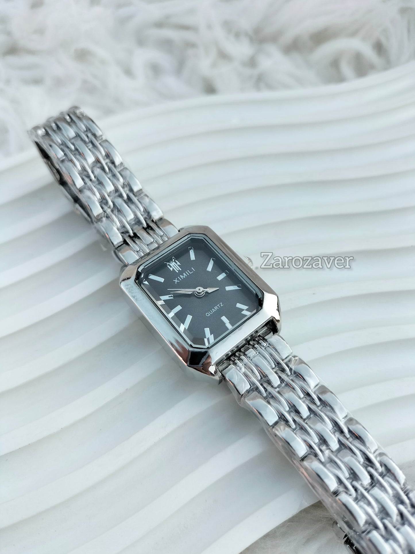 Adele Watch (Silver) Black