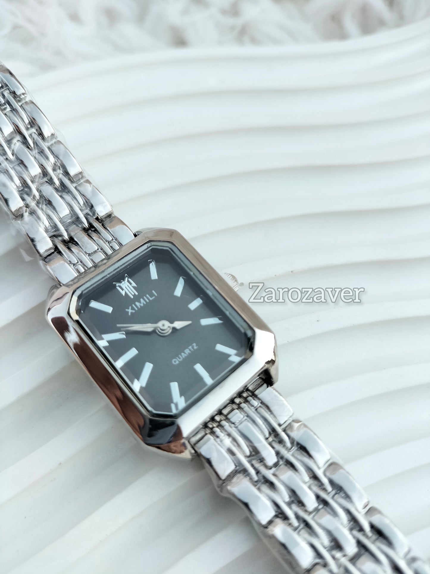Adele Watch (Silver) Black