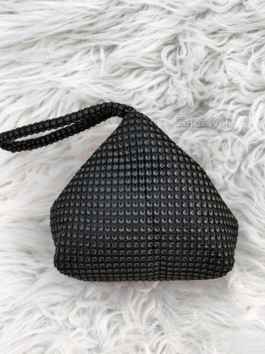 Black Triangle Clutch