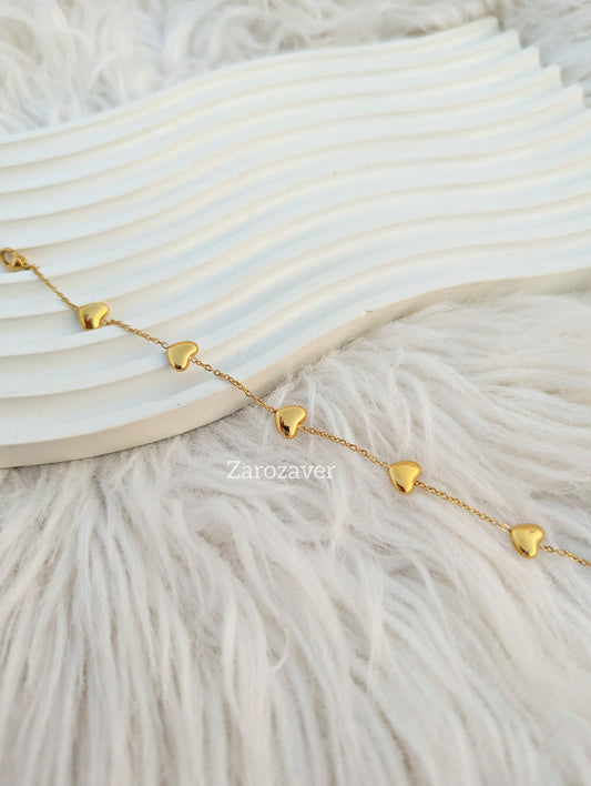 Lily Heart Bracelet