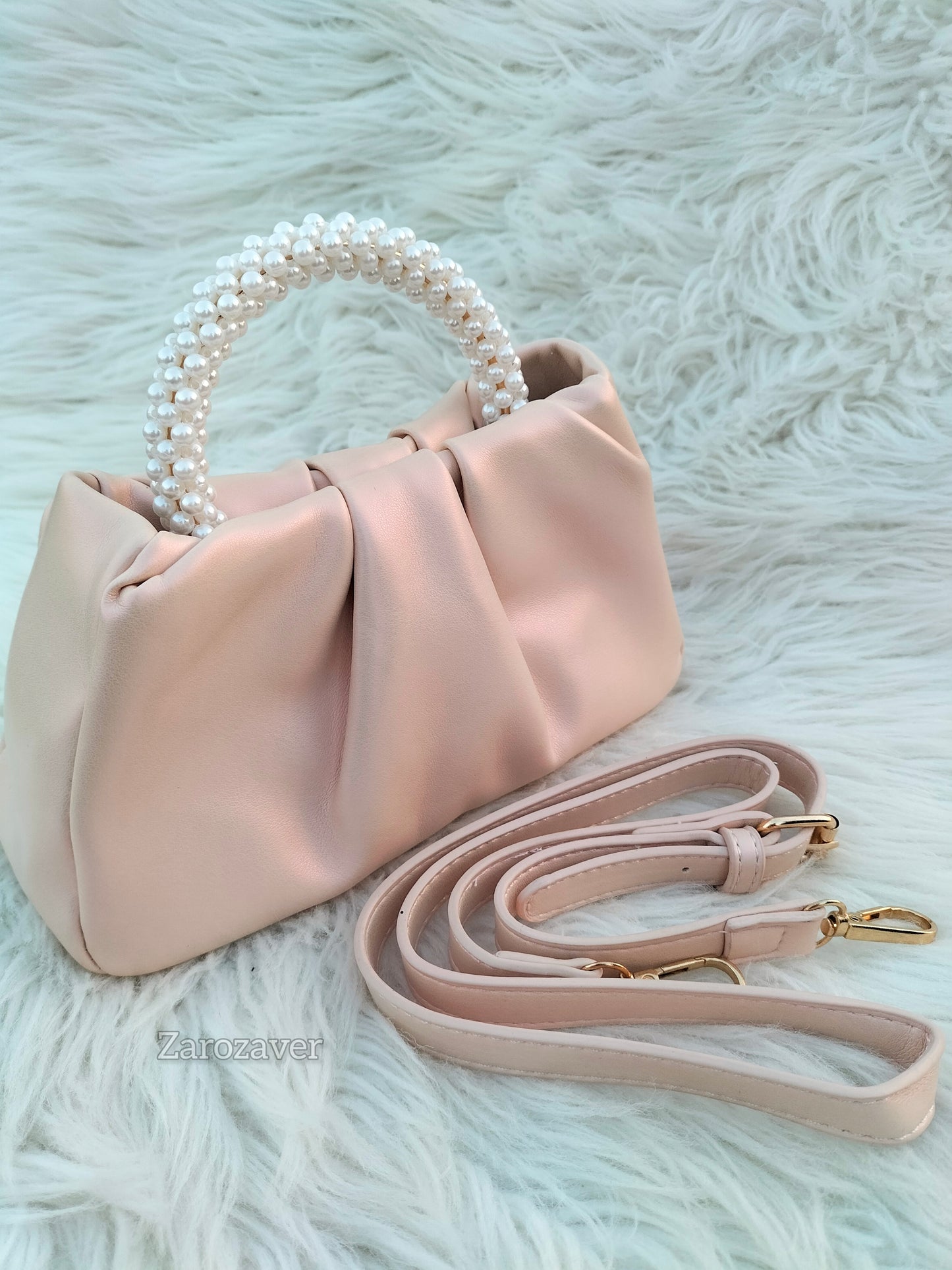 Pearl Cloud Clutch
