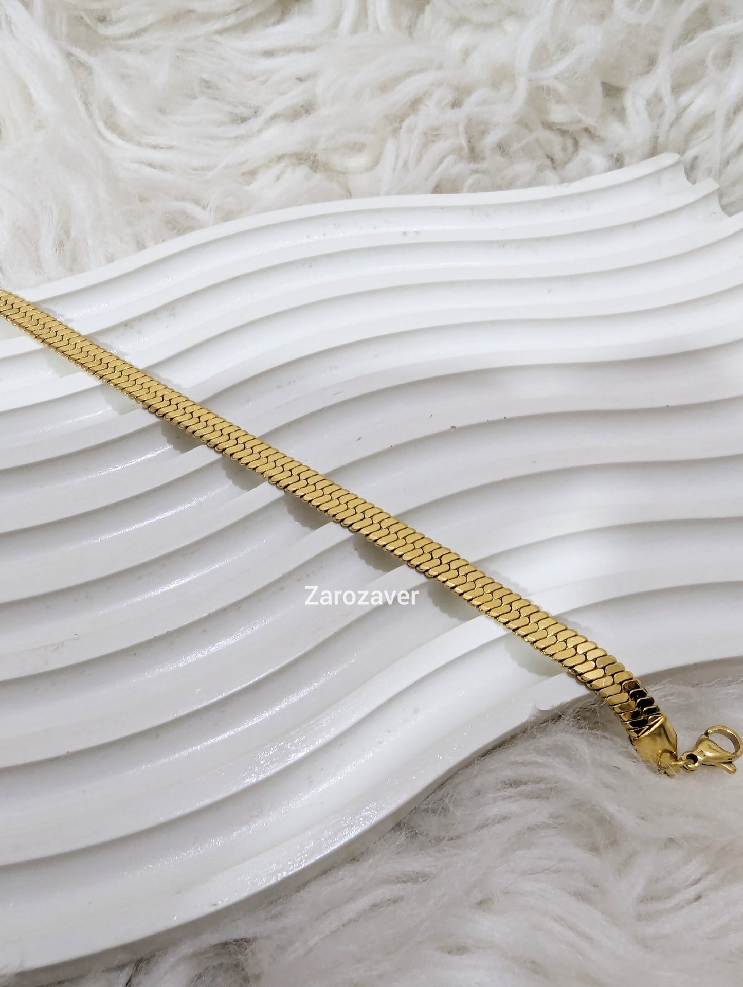 Thick Snake Chain Bracelet
