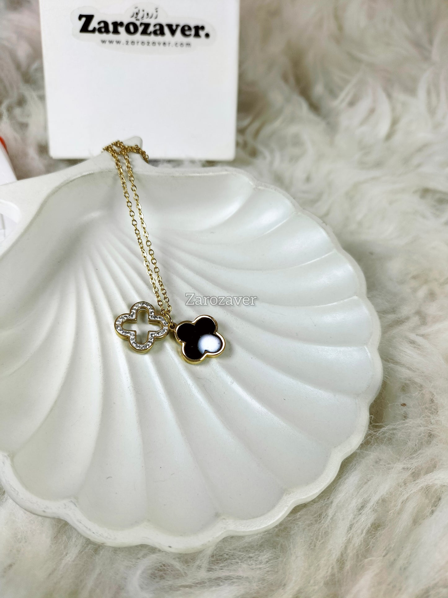 Bling Clover Necklace