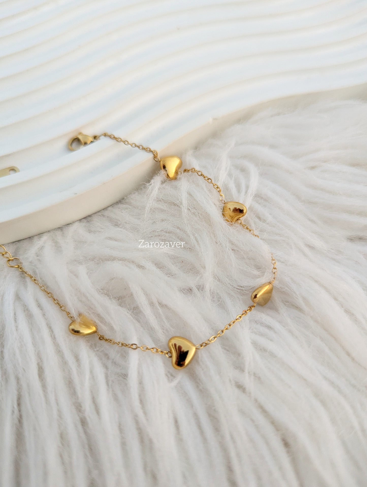 Lily Heart Bracelet