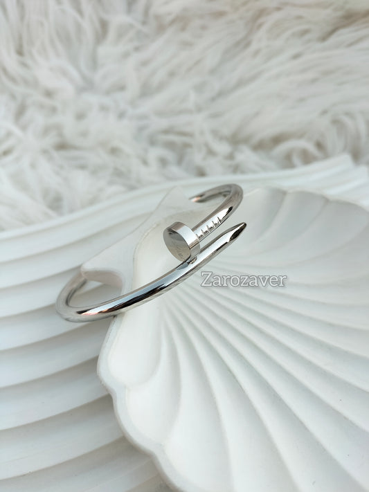 Silver Nail Bangle