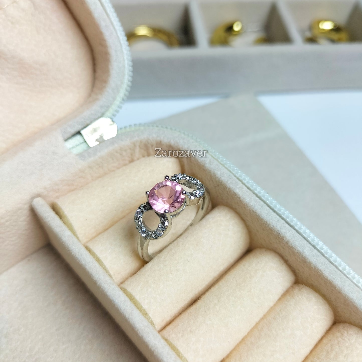 Pink Bow Ring