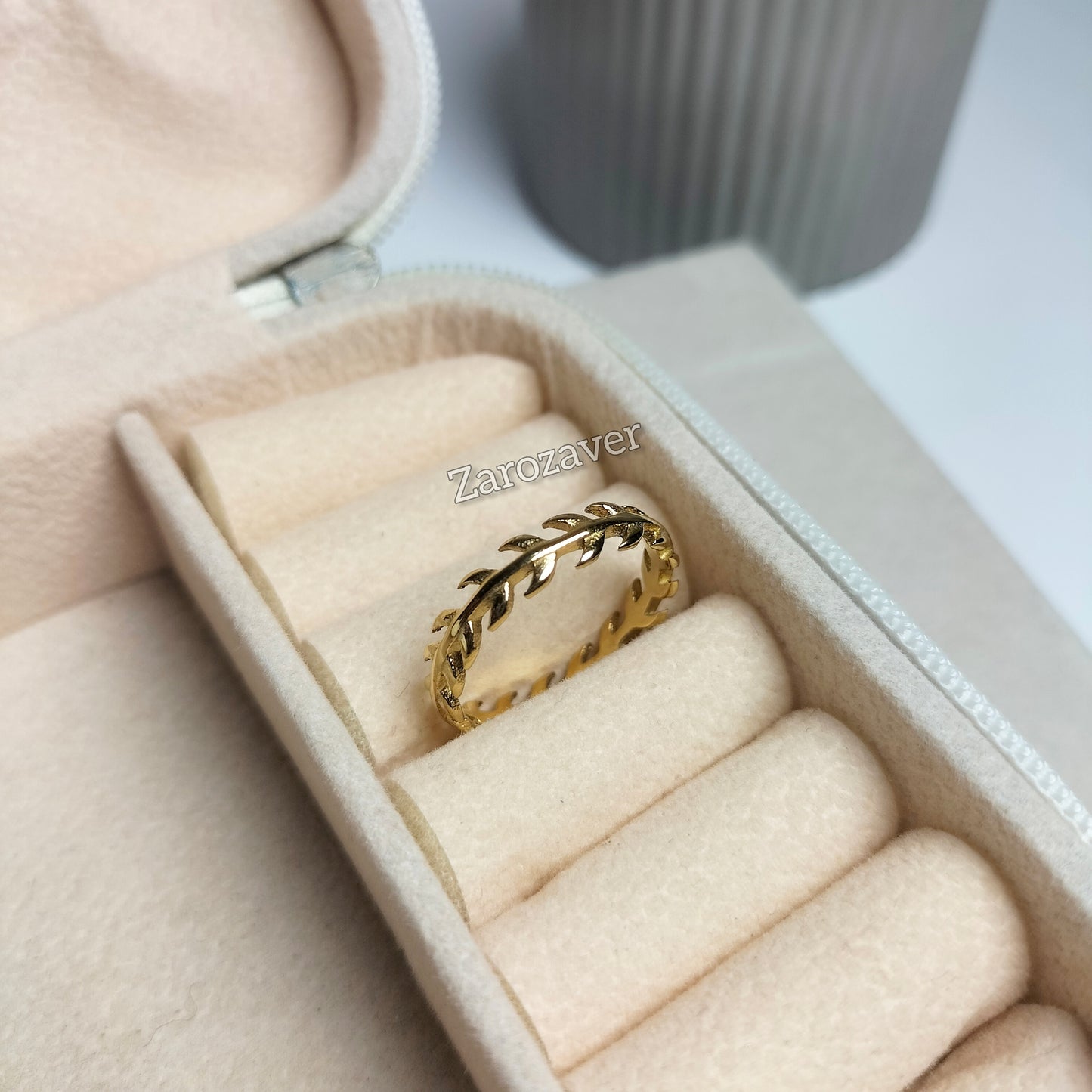 Leaf Band Ring