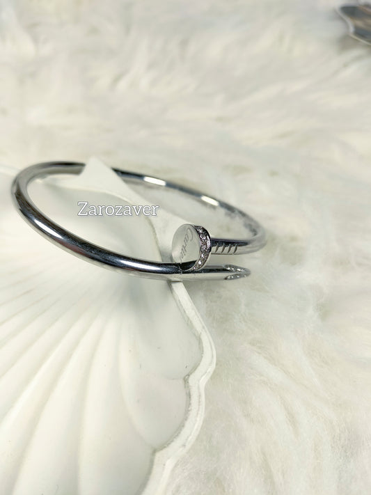 Silver Nail Bangle