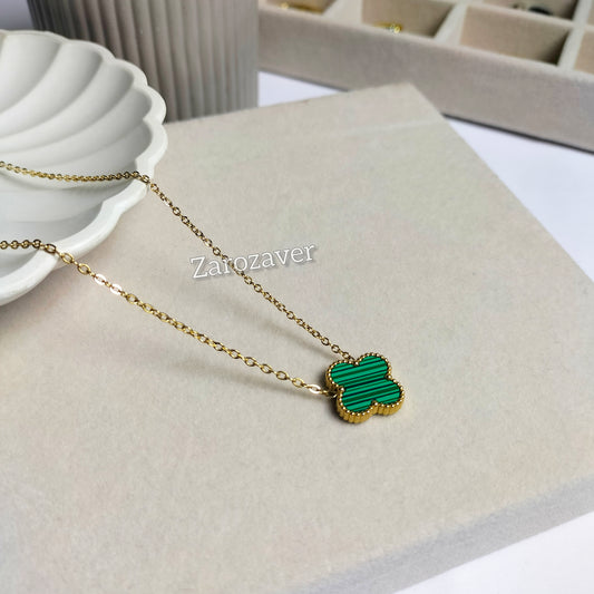 Green Clover Necklace