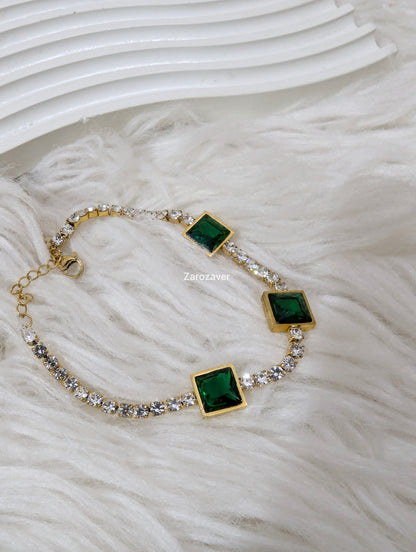 Victoria Emerald Bracelet