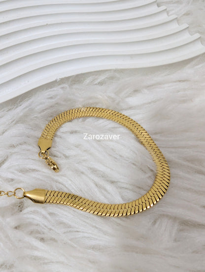 Thick Snake Chain Bracelet
