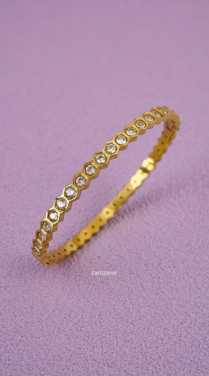 Honey Comb Bangle