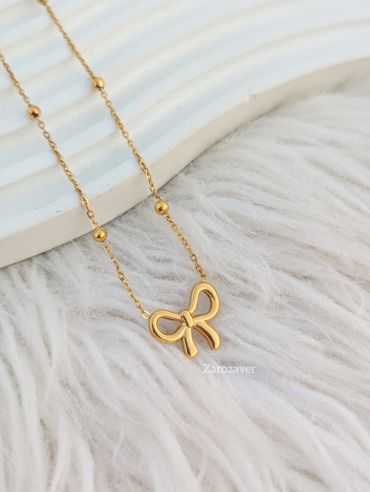 Bow Necklace