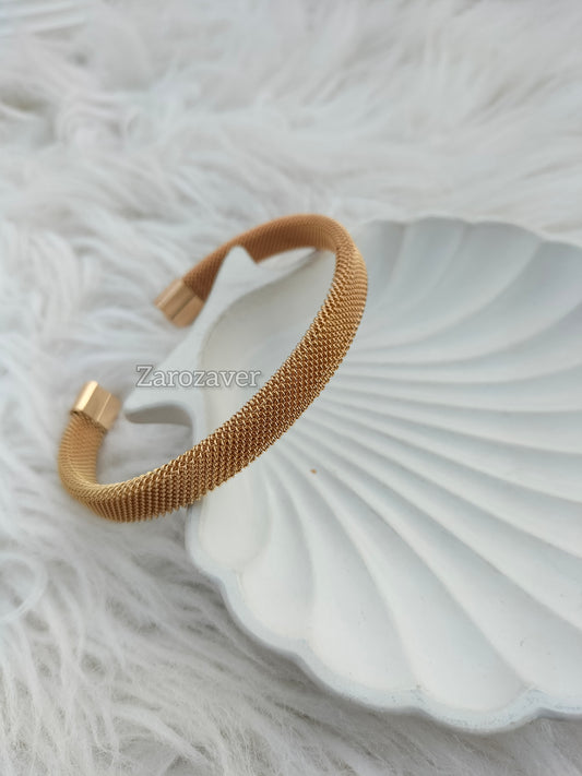 Gold Mesh Cuff